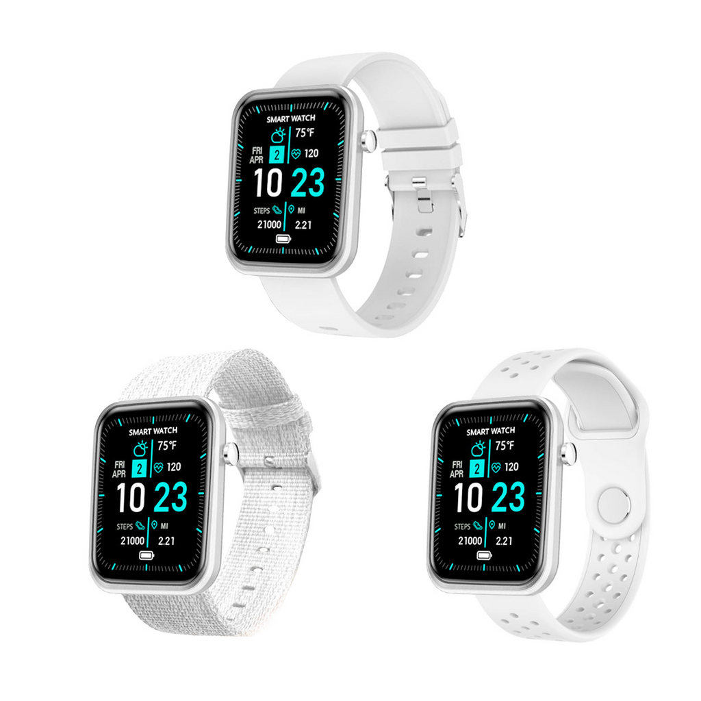 Advanced Smartwatch With Three Bands And Wellness + Activity Tracker - Shop X Ology