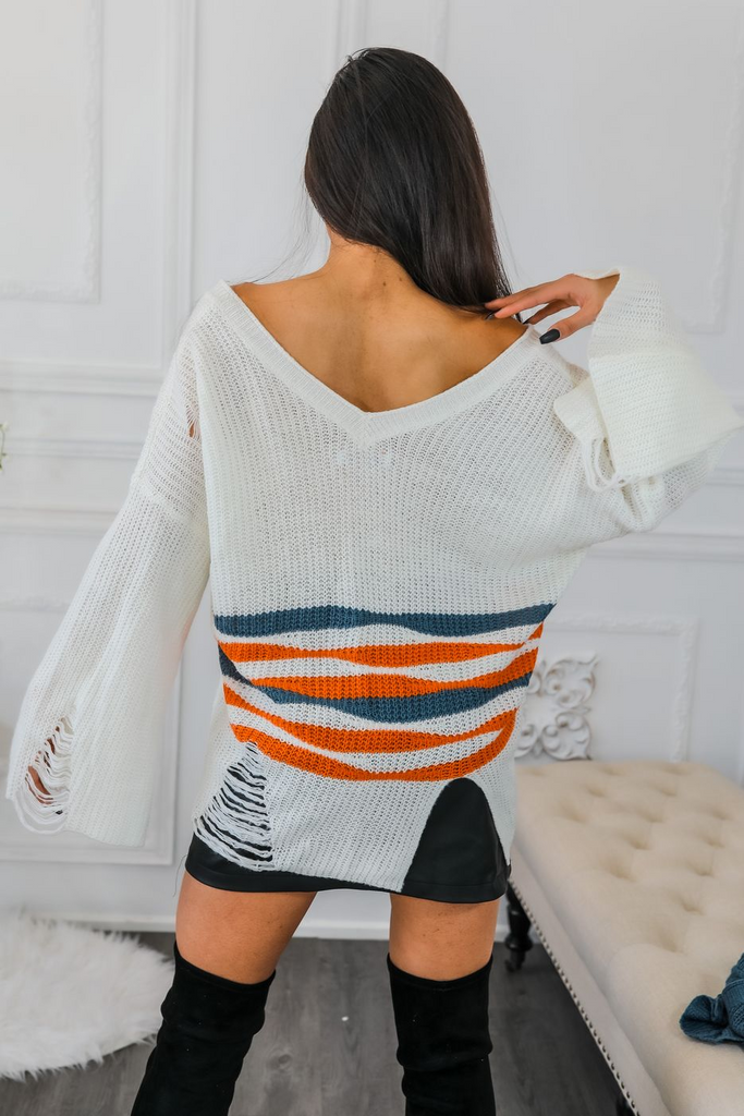 Oversized Bell Sleeves Sweater - Shop X Ology