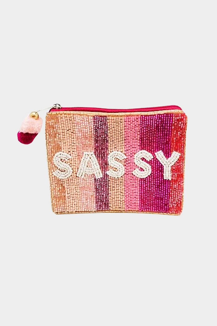 Sassy Beaded Pouch Bag - Shop X Ology