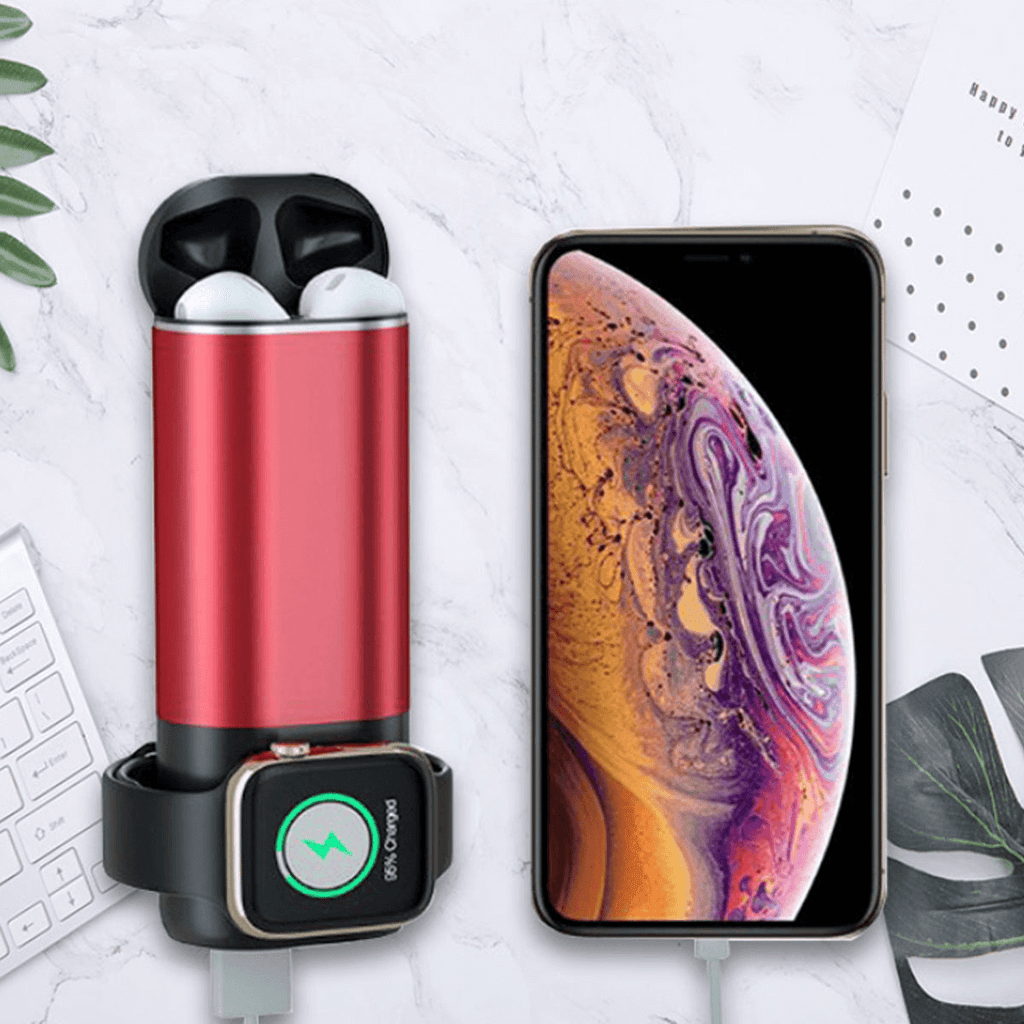 Porta 3 in 1 Wireless Charger For Apple Watch And Airpods Plus Phone - Shop X Ology