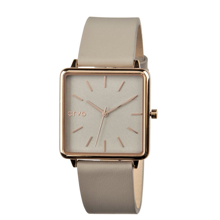 Arvo Time Squared Watch - Taupe - Shop X Ology
