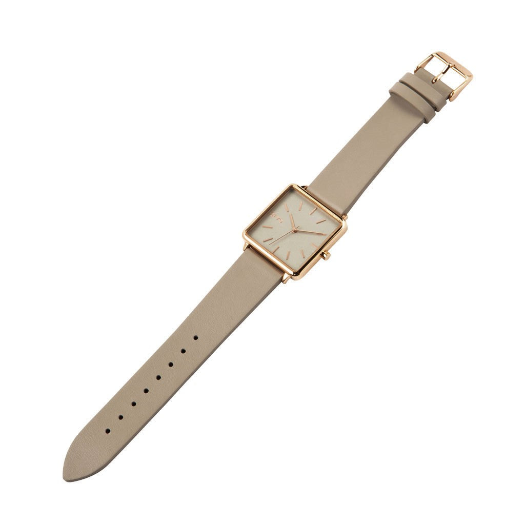 Arvo Time Squared Watch - Taupe - Shop X Ology