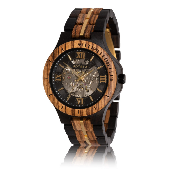 Gold Motus Watch | Sustainable | Wood watch | Vegan | Eco fashion - Shop X Ology