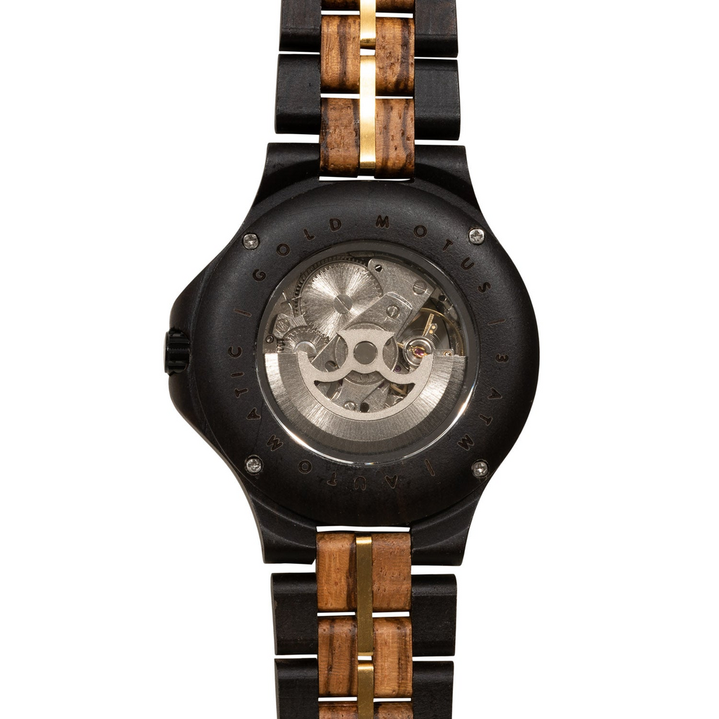 Gold Motus Watch | Sustainable | Wood watch | Vegan | Eco fashion - Shop X Ology