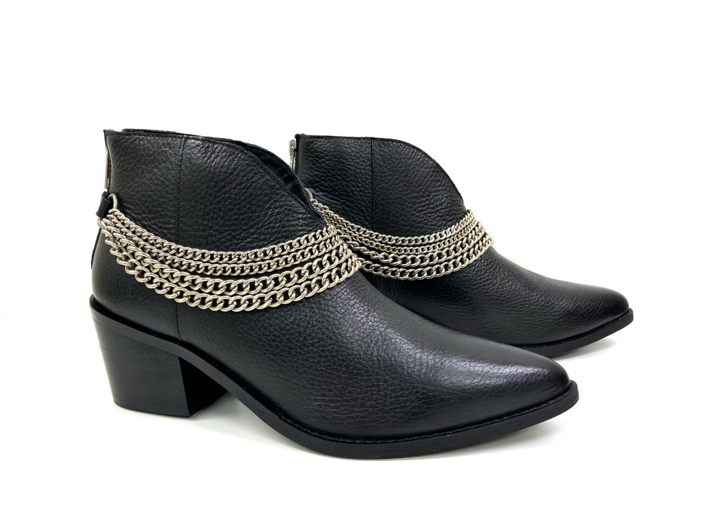 Josephine Chained Western Bootie - Shop X Ology