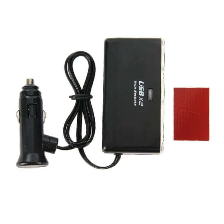 AMZER 2-Socket Cigarette Lighter Adapter 12/24V Car Power Output | Novelty