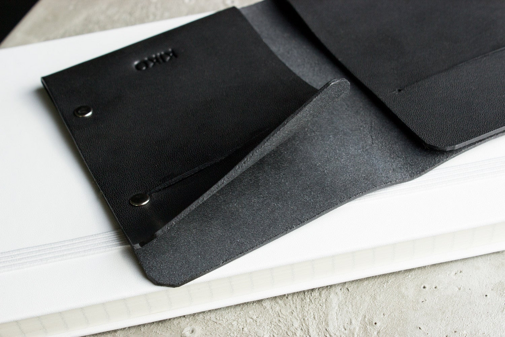 Unstitched Leather Twofold Wallet - Shop X Ology