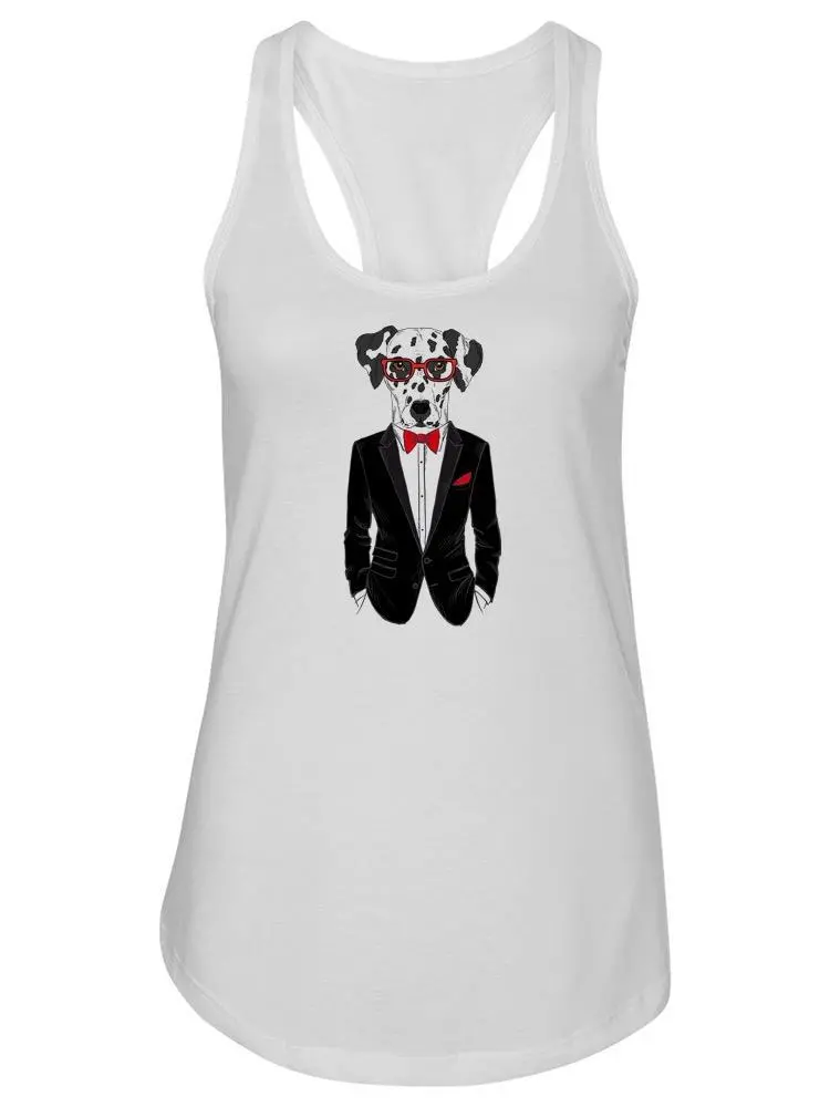 Dalmatian In A Tuxedo Tank Women's - Shop X Ology