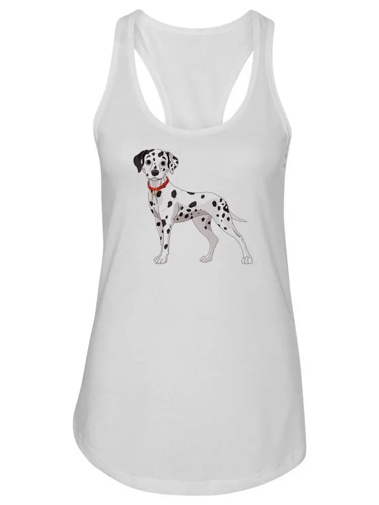 Dalmatian Dog Standing Tank Women's -Image by Shutterstock - Shop X Ology