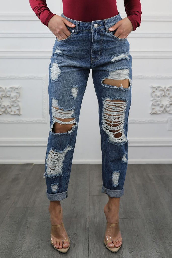Women's Ripped Jeans - Shop X Ology