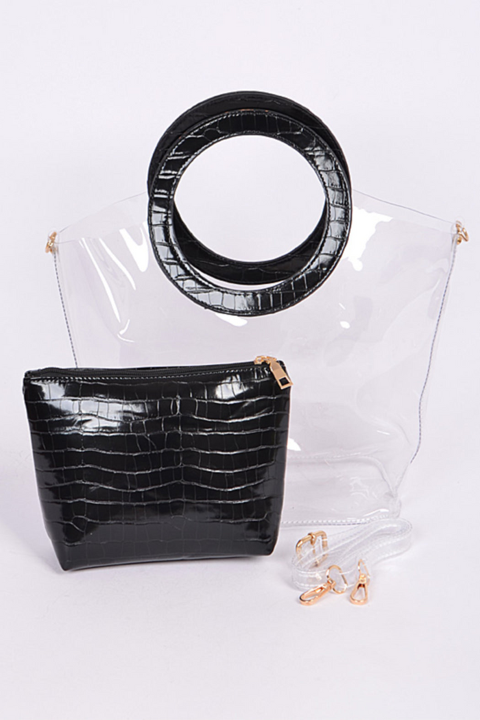 Clear Round Handle Bag - Shop X Ology