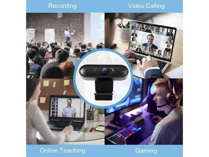 DT 1080P Full HD Webcam with Built-in Microphone for PC/Mac Book/Laptop - Shop X Ology