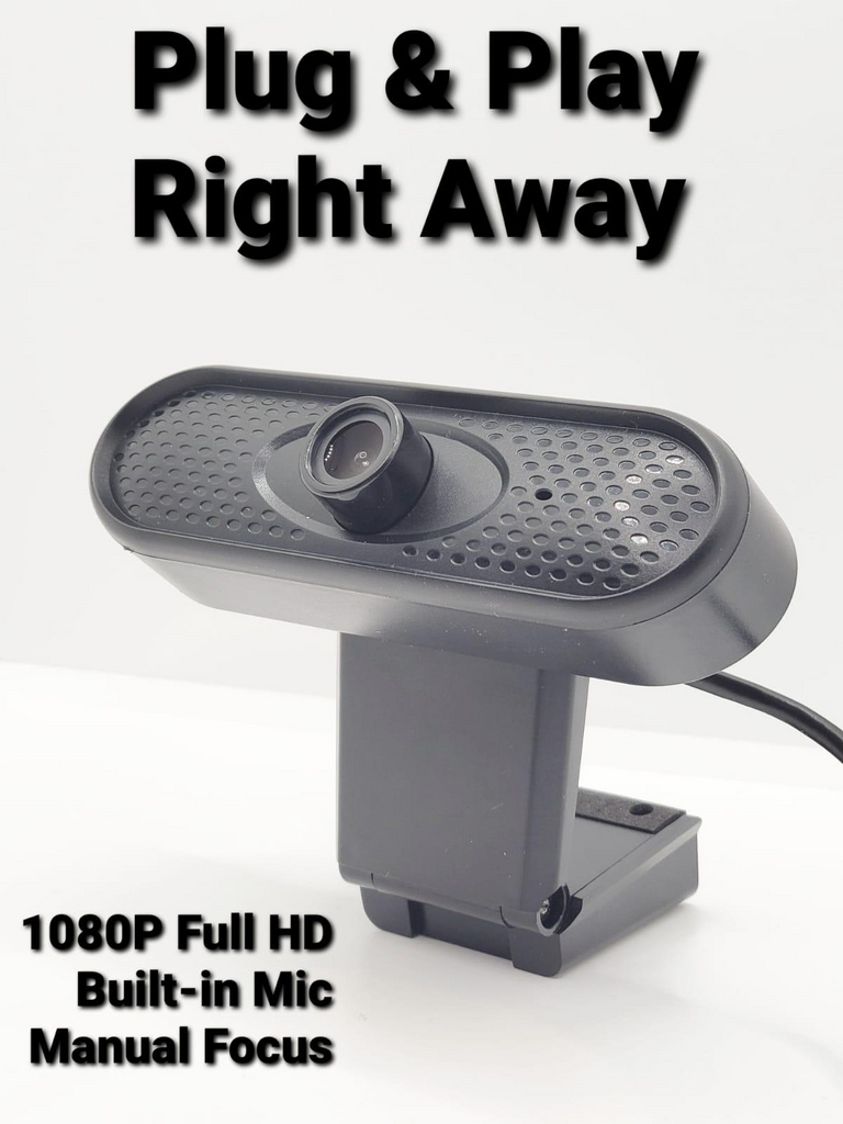 DT 1080P Full HD Webcam with Built-in Microphone for PC/Mac Book/Laptop - Shop X Ology