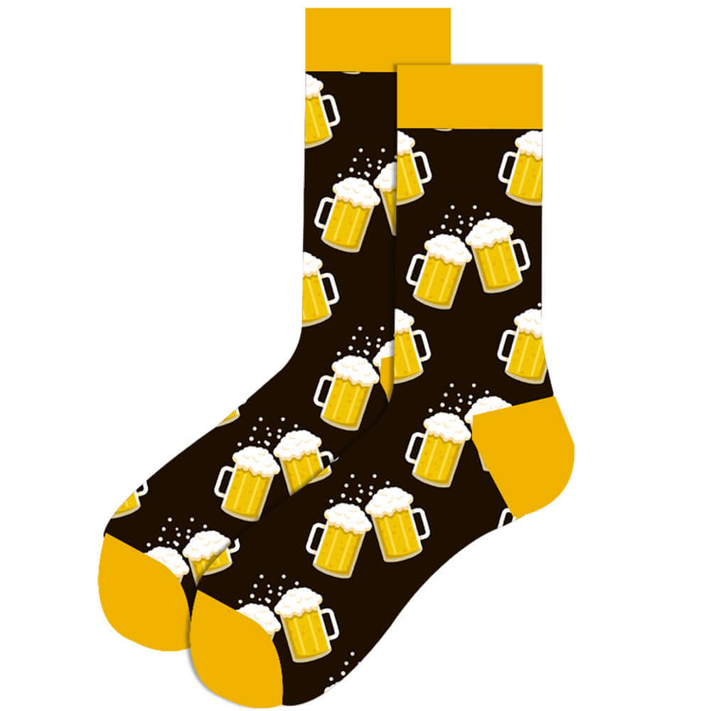 Men's Socks Santa Claus Moose Men's Mid-tube Socks Tide Cotton Socks - Shop X Ology