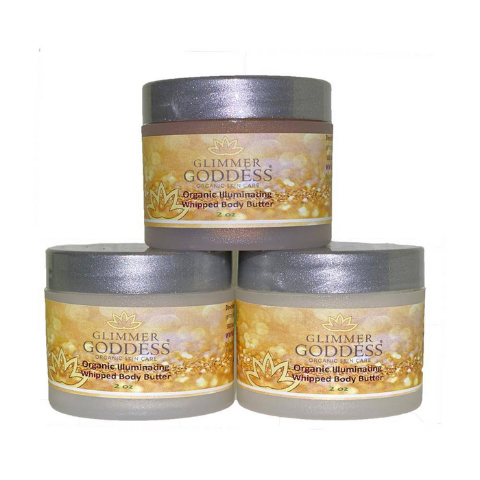Organic Shimmering Whipped Body Butter Trio - Shop X Ology