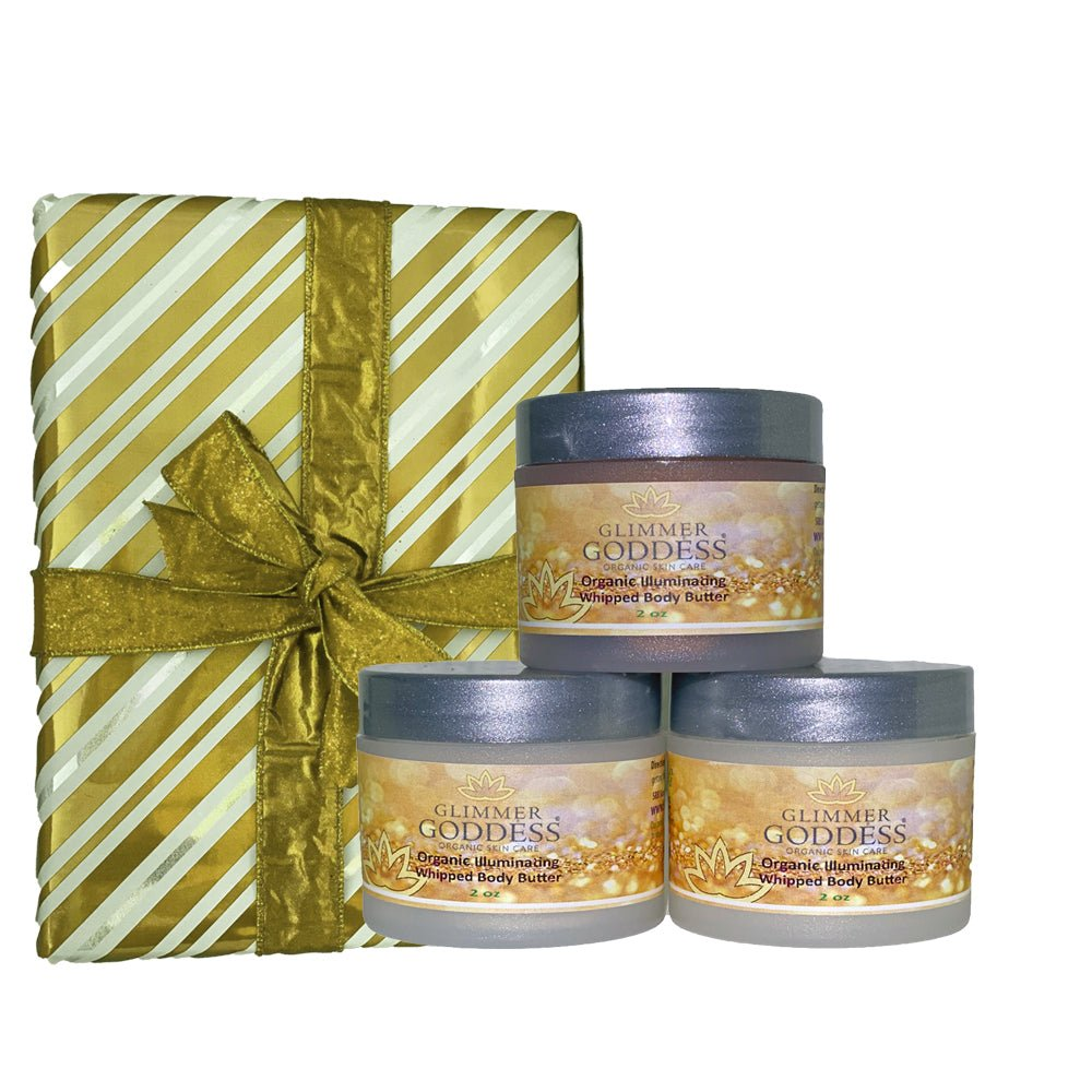 Organic Shimmering Whipped Body Butter Trio - Shop X Ology