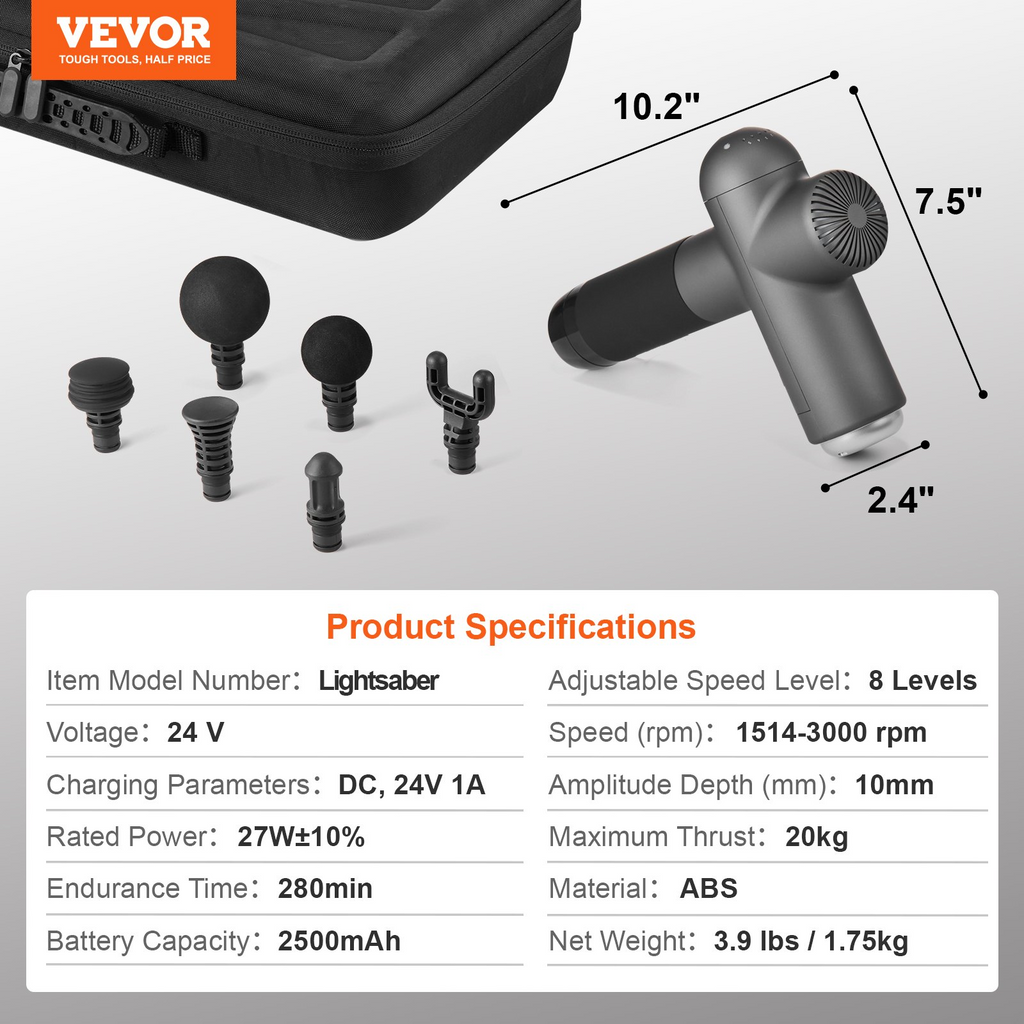 VEVOR Deep Tissue Massage Gun