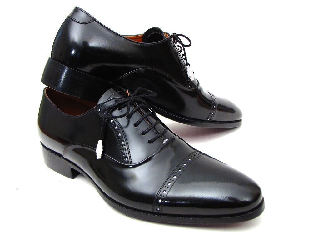 Paul Parkman Men's Captoe Oxfords Black Dress Shoes - Shop X Ology