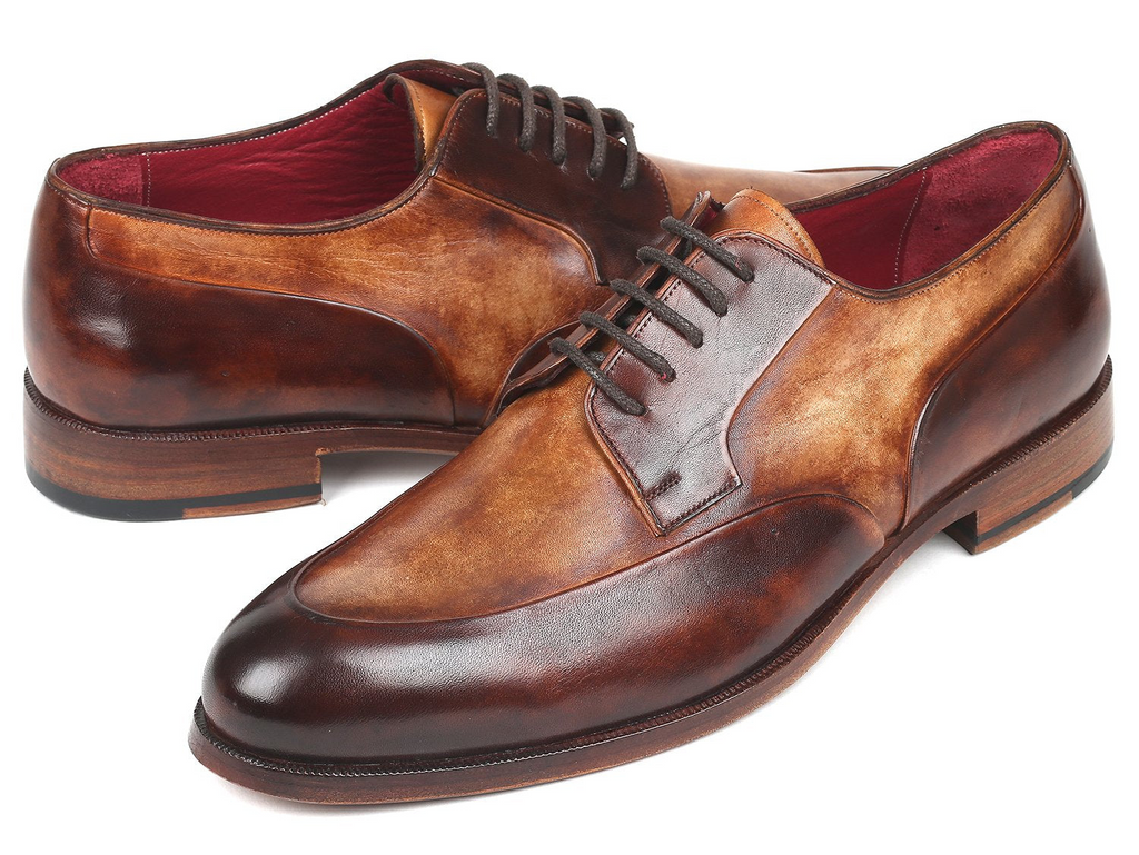 Paul Parkman Men's Dual Tone Brown Derby Shoes - Shop X Ology