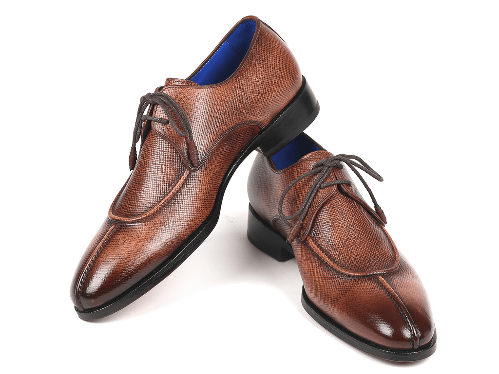 Paul Parkman Split Toe Men's Brown Derby Shoes - Shop X Ology