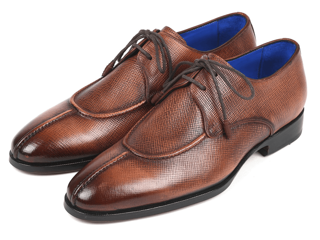 Paul Parkman Split Toe Men's Brown Derby Shoes - Shop X Ology