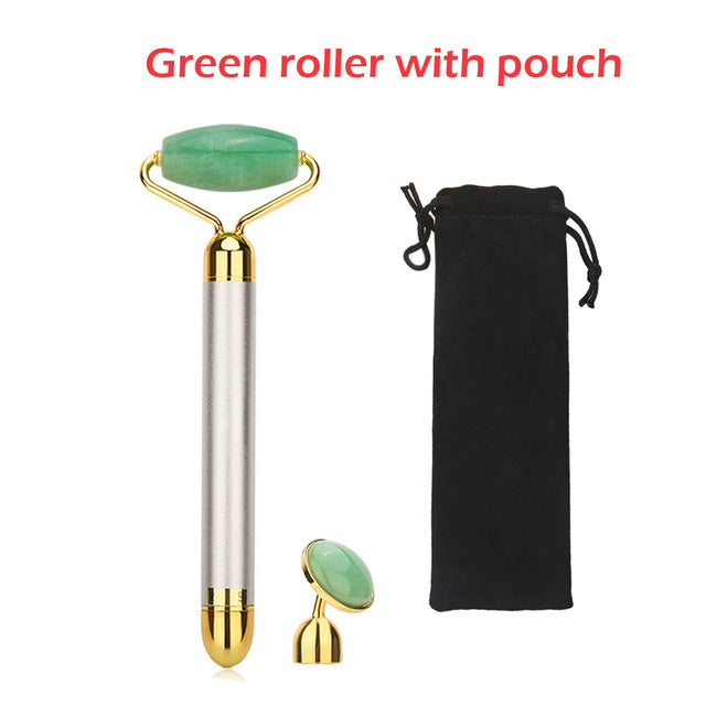Vibra Beauty Vibrating Gemstone Roller And Magical Skin Care Massager - Shop X Ology