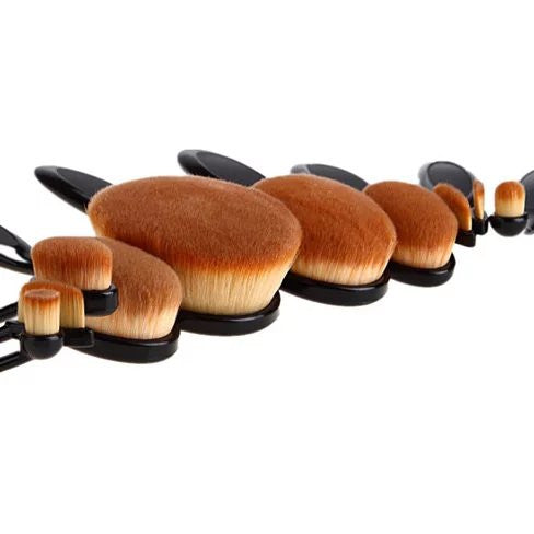 Beauty Experts Set of 10 Oval Beauty Brushes - Shop X Ology