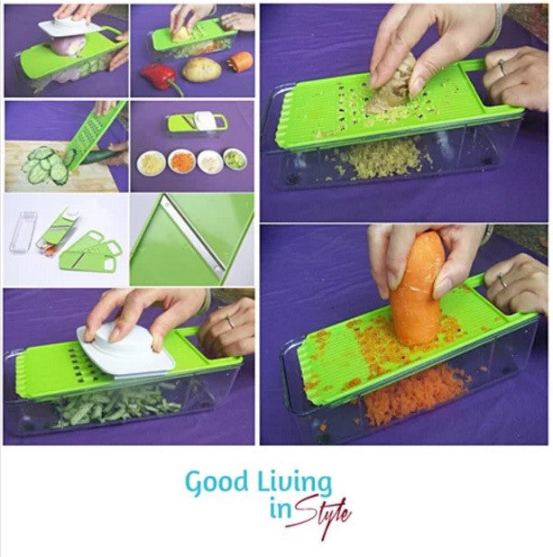 GO GREEN Veggie 4 in 1 Grinder, Slicer, Cutter And Shredder - Shop X Ology