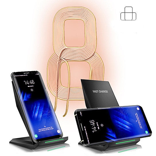 High Speed iPhone 8 Qi Wireless Charger Dual Charging Coils. - Shop X Ology