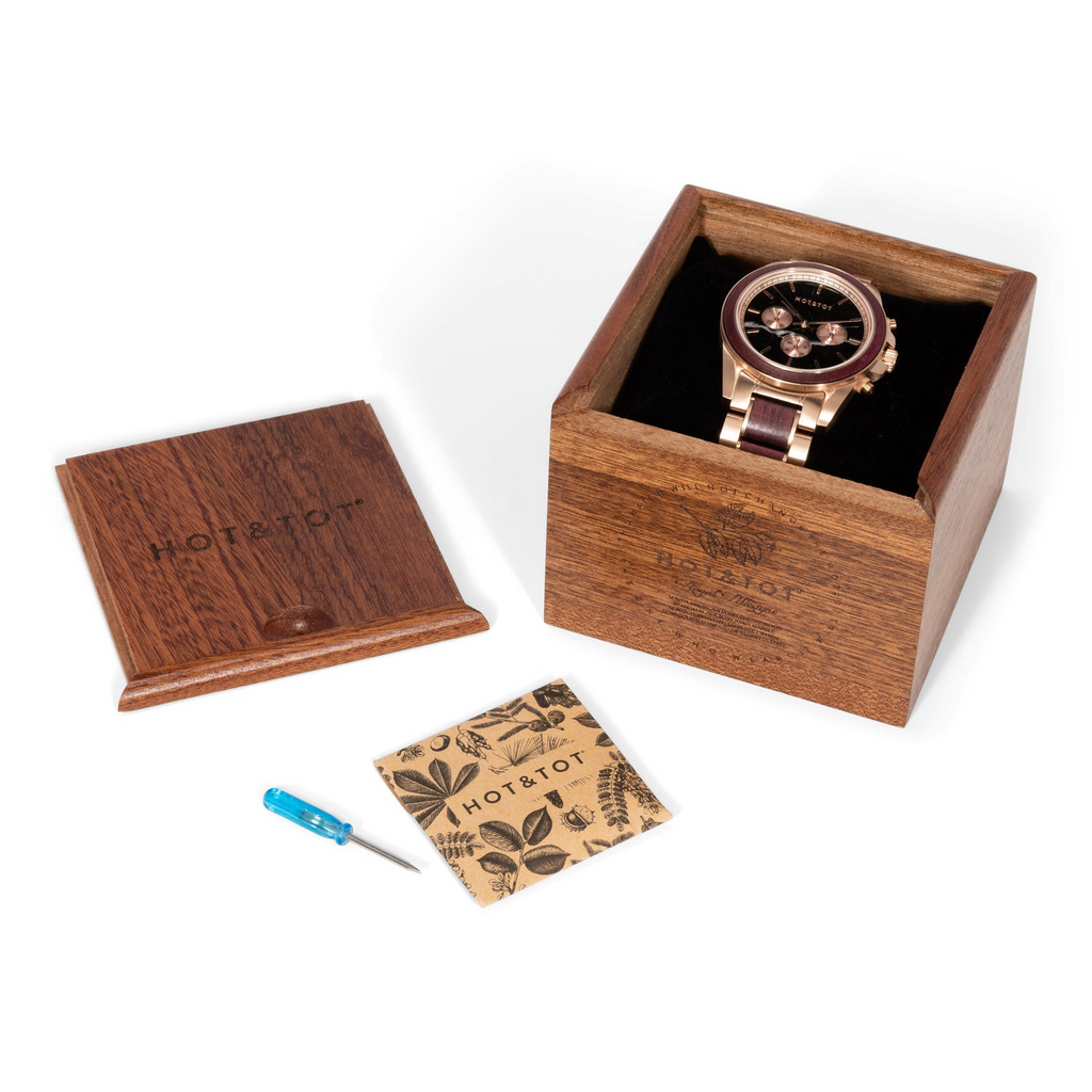 Royal Peltogyne Watch | Sustainable | Wood watch | Vegan | Eco fashion - Shop X Ology