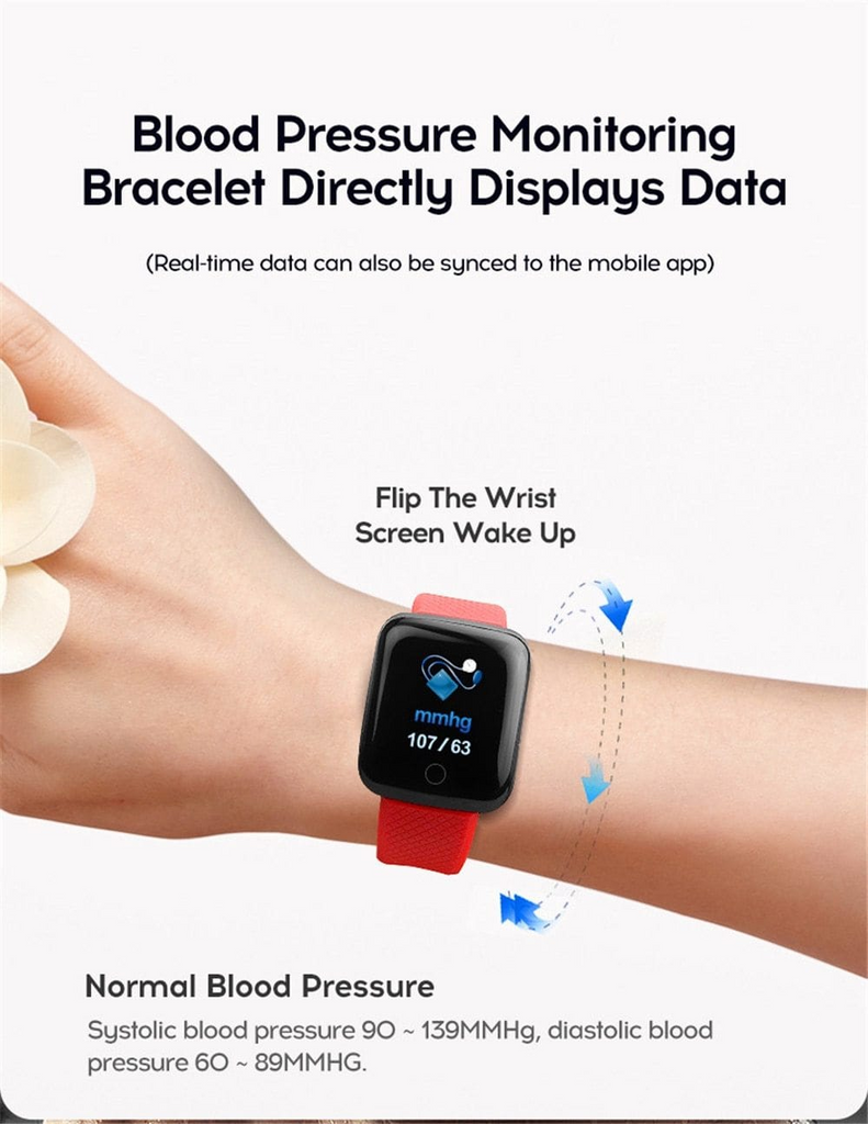 Red  Smart Watch for Men & Women - Shop X Ology