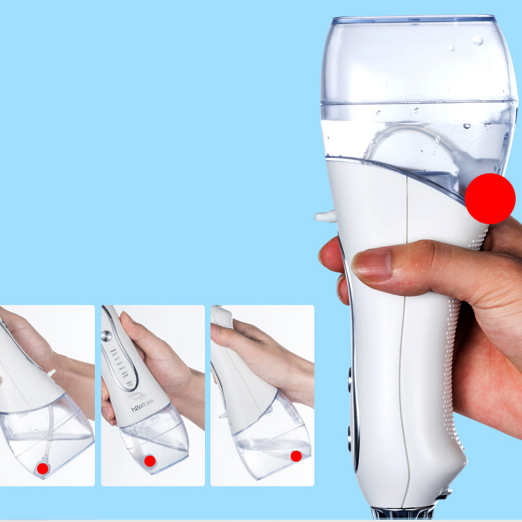 Portable Water Flosser and Pik for Dental Hygiene