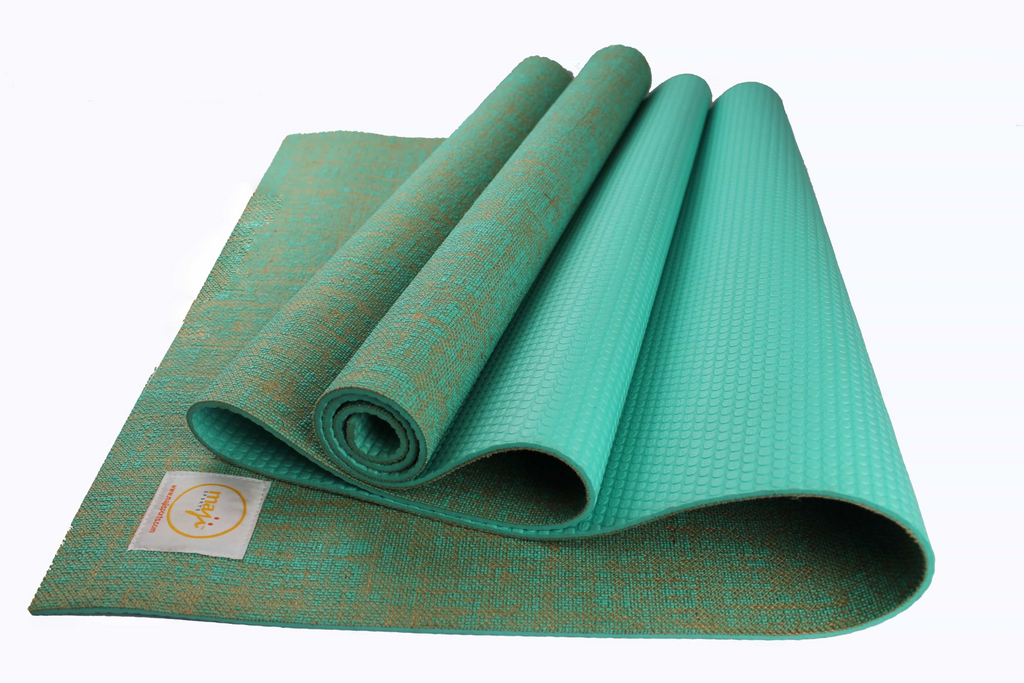 Maji Sports Jute Premium Eco Yoga Mat + Foot Massager (7.5cm x 17.5cm) - Shop X Ology