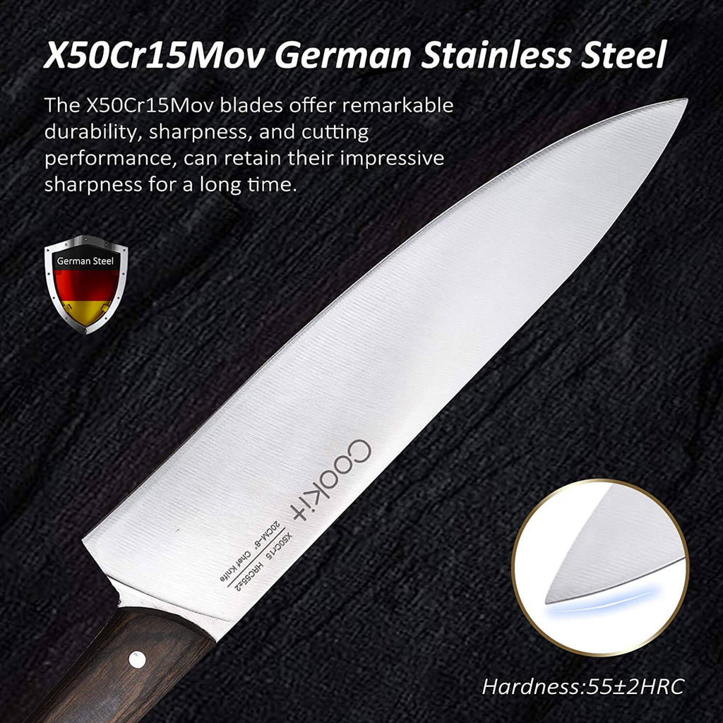 15 Piece Stainless Steel Knife Set