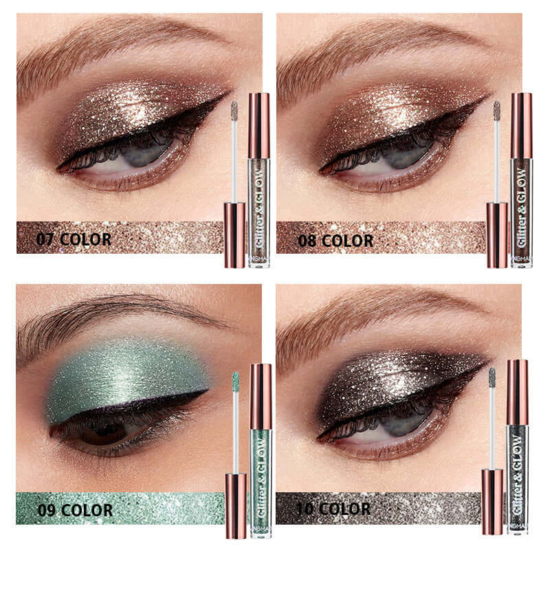 Diamond Shine Liquid Eye Shadow 10 Sets |