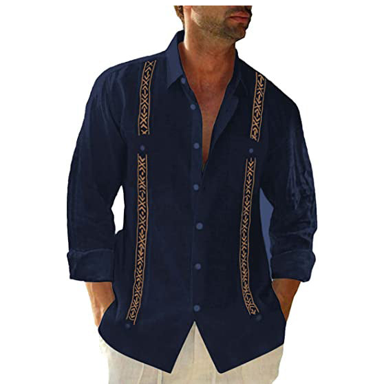 Men's Linen Shirt Abela Cuban Shirt - Shop X Ology