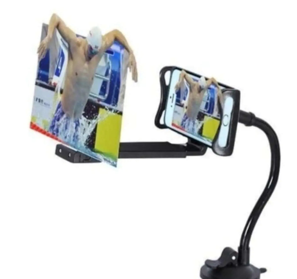 12" Mobile Phone HD Projection 3D Magnifier with Stand | Mobile & Laptop Accessories