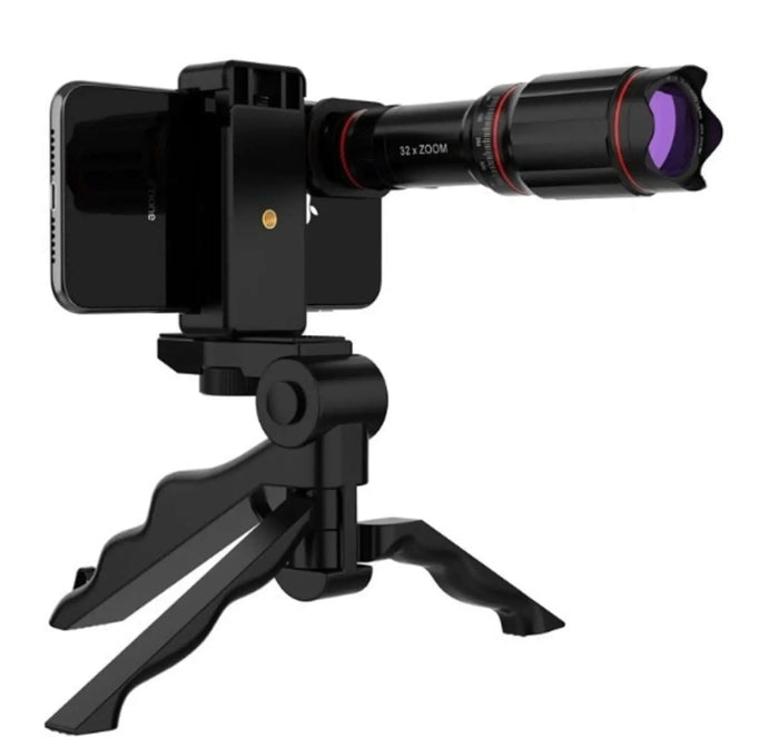Ultra Crystal HD 32x Zoom Telescope Mobile Phone Camera Lens Set | Tech Accessories