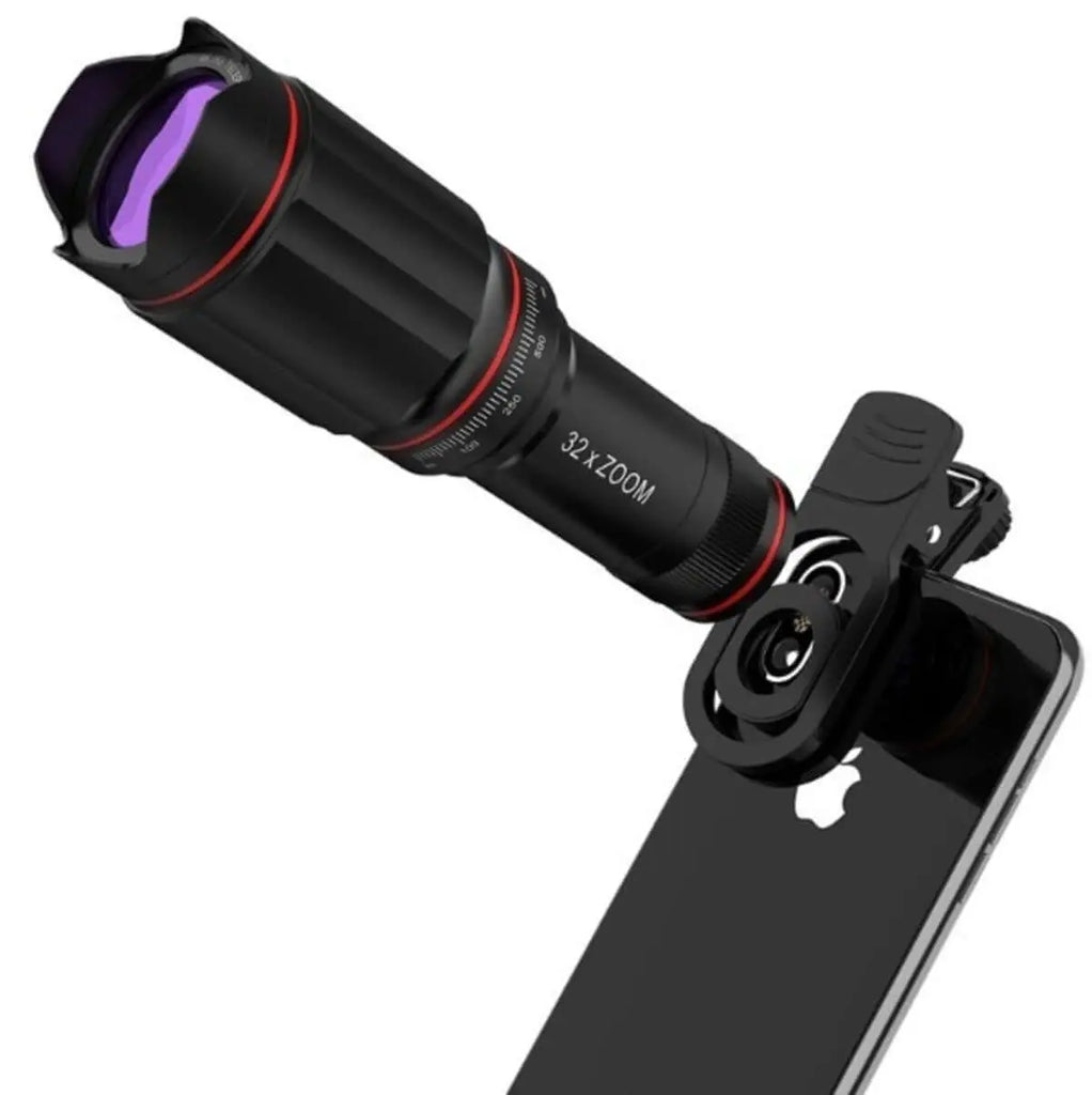 Ultra Crystal HD 32x Zoom Telescope Mobile Phone Camera Lens Set | Tech Accessories