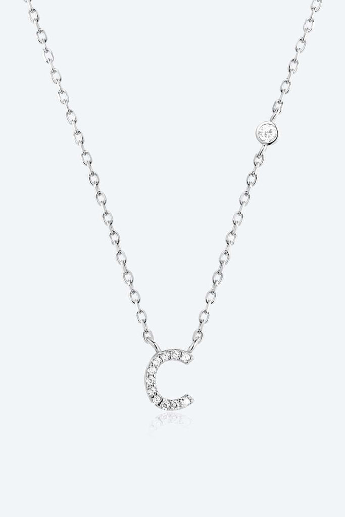 A To F Zircon 925 Sterling Silver Necklace | Jewelry