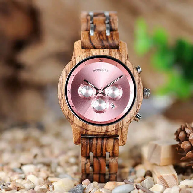 Wooden Style Multi-Function Watch | Watches