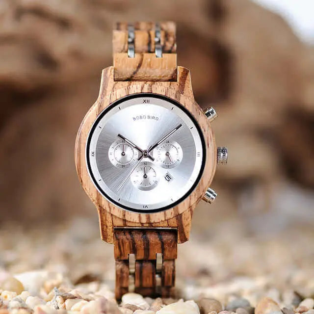 Wooden Style Multi-Function Watch | Watches