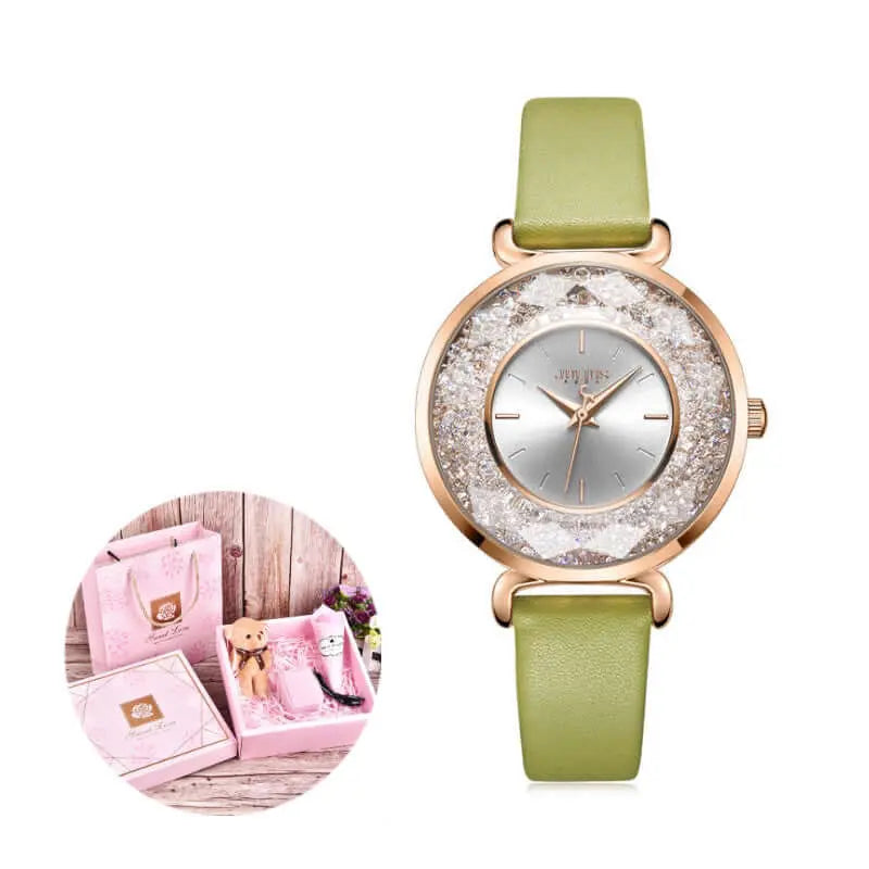 Vintage Forest Leather Ladies Watch | Watches