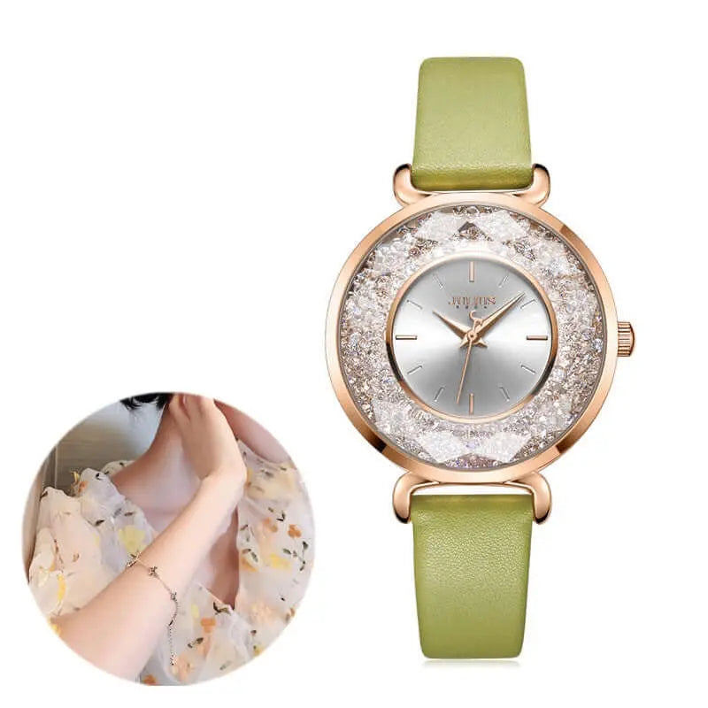Vintage Forest Leather Ladies Watch | Watches