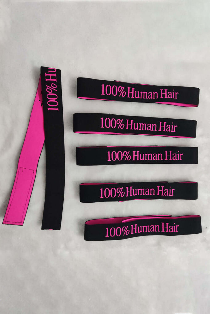 5-Pack Letter Elastic Wig Grips | Hair