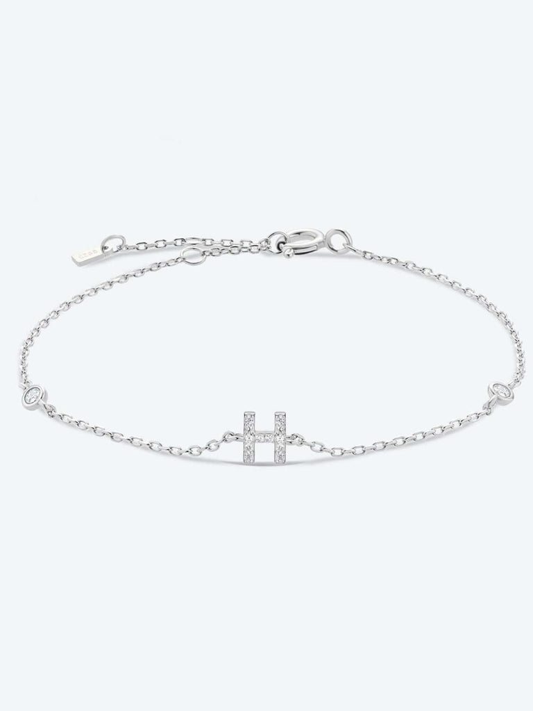 G To K Zircon 925 Sterling Silver Bracelet | Jewelry