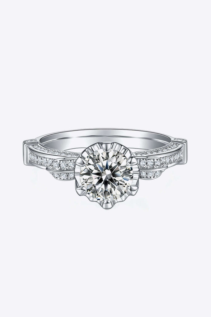 1 Carat Moissanite 925 Sterling Silver Ring | Jewelry