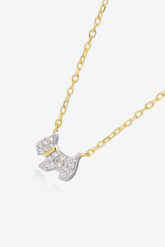 Puppy Zircon 925 Sterling Silver Necklace | Jewelry