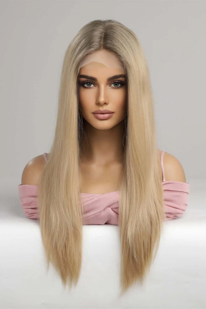 13*2" Lace Front Wigs Synthetic Long Straight 24'' 150% Density | Hair