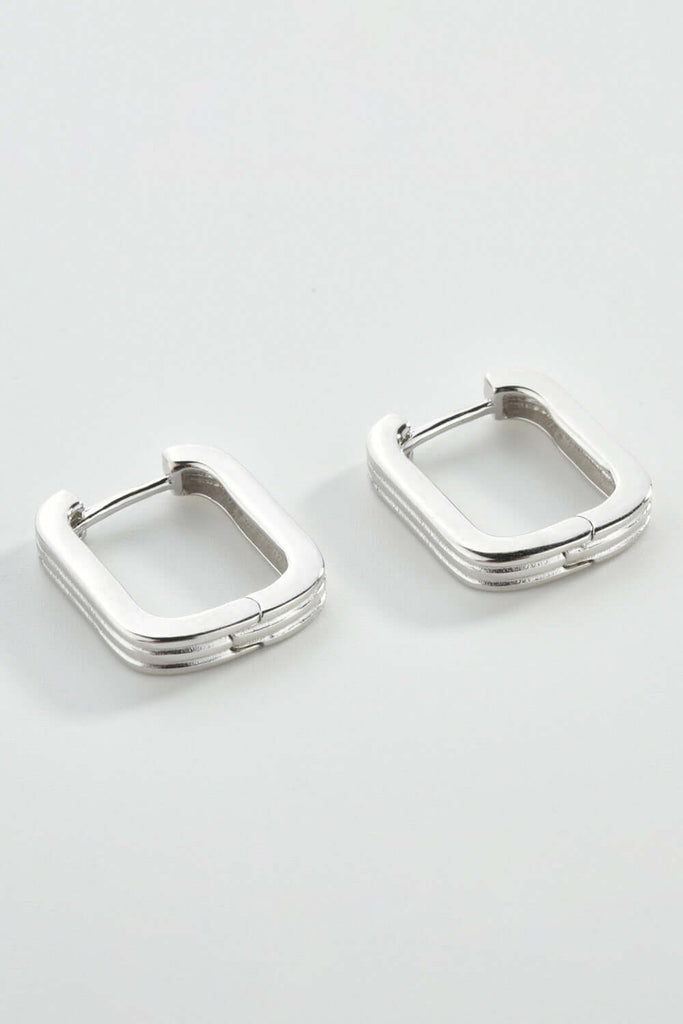 925 Sterling Silver Geometric Earrings | Jewelry